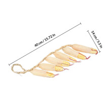 Realistic Vegetable Decor Corn Skewers Ornament for Decoration 2Pcs