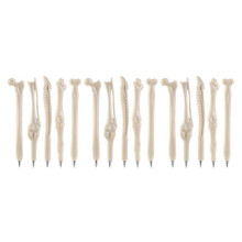 Creative Bone Shape Ballpoint Pens for Students 1Set White Set