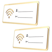 WiFi Password Sign Acrylic WiFi Sign for Retail Use 10Pcs