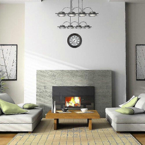 8" Decorative Indoor/outdoor Patio Wall Thermometer (bronze) 2