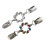 2St Decoratieve Sjaalhouder Parel Broche Dames 1