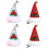 4St Kerst Haaraccessoires Set Alle Soorten Haar Clips 1