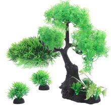 1Set Vis Tank Kunstplant Decor Compact Lichtgewicht