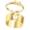 2St Trendy Gouden Ring Vrouwen Verstelbare Opening 1