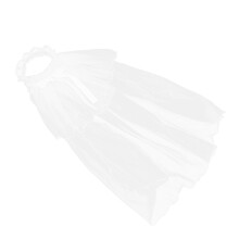 Garland Headband Wit Met Sluier Voor Kinderfeest En Bruiloft