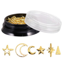 1Box Manicure Nail Art Gouden Decoratie DIY Accessoires