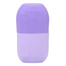 Silicone Ice Face Roller Prevent Wrinkles Brightening Facial Beauty Ice Roller for WomenPurpleYMMR)