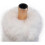 2026 White faux fur bottle cover 2