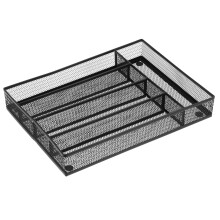 1St Zwarte Carbon Opbergbak Met Lade En Keukendroger