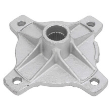 24T Spline 4 Stud Rear Axle Wheel Hub Replacement Part Silver for 125cc 150cc 200cc Quad Bike ATV Go Kart 2025