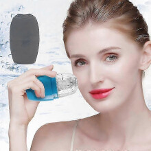 ZENGO Ice Roller for Face And Eyes - Luxurious Iced Contour Stick Roller - Cold Facial Roller for Skincare, Puffiness - Silicone Ice(Blue)