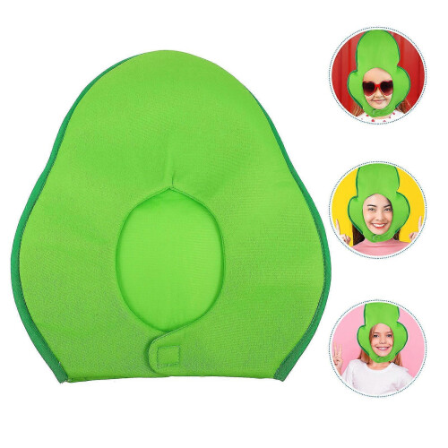 Avocado Plush Hat for Dressing Decor Adorable Cartoon Headwear 2