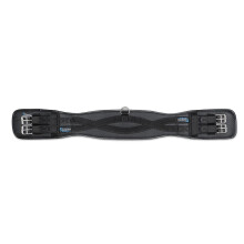 (26in, Black) ARMA Anti-Chafe Elastic Dressage Horse Girth