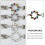 2St Decoratieve Sjaalhouder Parel Broche Dames 4