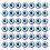 150St Duurzame Evil Eye Charms Voor Creatieve Hobby's 8