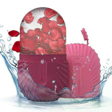 (Rose) 25-26 Ice Face Roller Ice Cube Beauty Massage Silicone Ice Mold For Eye Puffiness Ice Facial Roller Shrink Pores