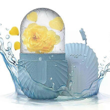 (BLUE) 25-26 Ice Face Roller Ice Cube Beauty Massage Silicone Ice Mold For Eye Puffiness Ice Facial Roller Shrink Pores