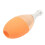 Ice Face Roller Cooling Remove Fine Lines Reusable Silicone Ice Face Roller for Summer Orange 1