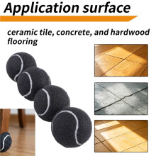 4PCS Tennis Balls for Furniture Legs and Floor Protection Legs Universal Precut Glide Balls,Heavy Duty Long Lasting