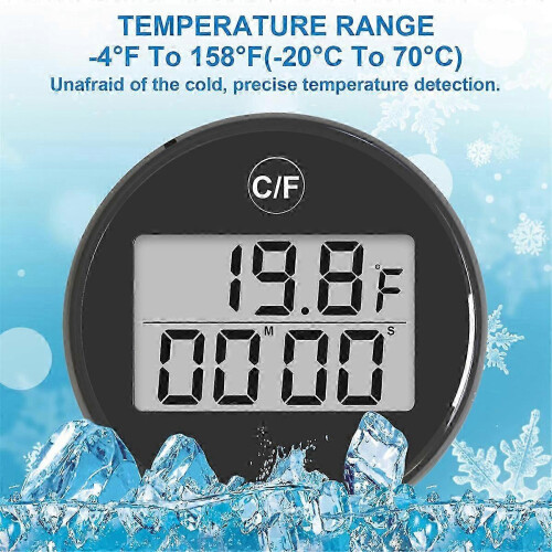 Ice Bath LCD Thermometer, Waterproof Design for Cold Plunge 1