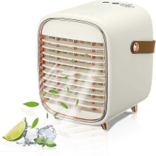 Portable Air Conditioner, Air Cooler with 3 Speeds, Cooling Fan with Atomization & Spray T