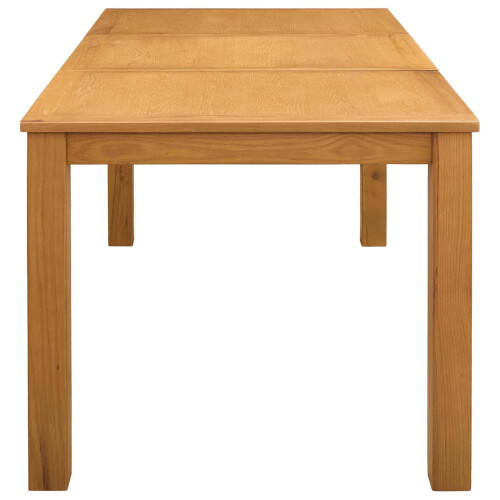 VidaXL vidaXL Dining Table 150 x 85 x 75 cm Solid Oak Wood Natural 1