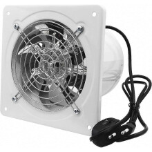 Metal Radial Duct Fan 150mm Two Way Exhaust Fan for Bathroom, Workshop, Hydroponics (C Style Ventilation)
