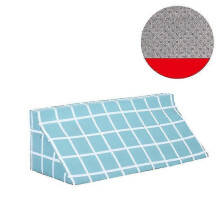 (50*25*15cm, Sky Blue) Foam Wedge Pillow For Sleeping, Incline Bed Wedges And Body Positioners