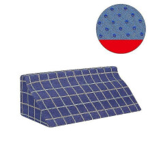 (50*25*15cm, Dark Blue) Foam Wedge Pillow For Sleeping, Incline Bed Wedges And Body Positioners