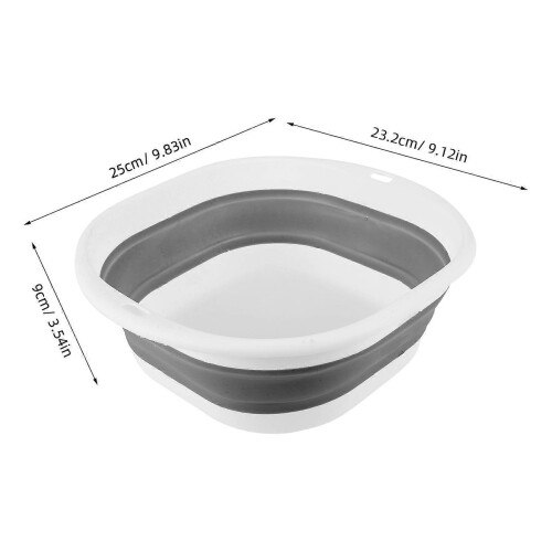 Foldable Face Washing Basin for Travel Use Made from Durable Plastic Material 1