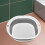 Foldable Face Washing Basin for Travel Use Made from Durable Plastic Material 3