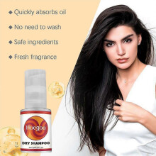 Hoegoa Leave-In Dry Hair Spray Cleanses Hair, Making It Fluffy And Refreshing. Hair Care Nourishes The Scalp, Making It Smooth And Shiny