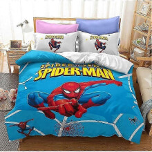 (Double 200x200cm, ZX14) Anime series 3D digital printing basketball series down and brushed bedding three-piece set