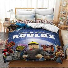(Double 200x200cm, ZX32) Anime series 3D digital printing basketball series down and brushed bedding three-piece set