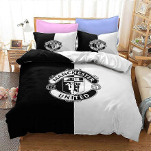 (Single 135x200cm, ZX29) Anime series 3D digital printing basketball series down and brushed bedding three-piece set
