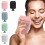 (Black) Ice Face Roller Reusable Cooling Silicone Ices Roller Practical Facials Beauty Roller Ice Cube Roller for Face Massager  Green 4