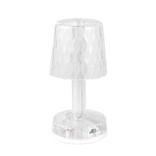 Lampada da Tavolo A LED In Cristallo Luci Notturne A Proiezione USB 3 Tipi di Illuminazione Lampada da Notte Lampada da Comodino Ricaricabile