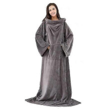 2025 Sofa gray wool blanket, lightweight plush soft blanket and blanket