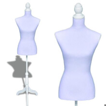 Buste de Couture - HELLOSHOP26 - 2002010 - Hauteur Réglable - Taille 34-36 - Couleur Blanc