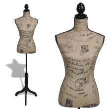 Buste de couture - HELLOSHOP26 - 2002009 - Hauteur réglable 133-168 cm - Taille 34-36 - Velours marron