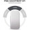 (WHITE) For MicrosoftArc TouchFolding MouseErgonomic mouseFlexible computer mouse, Bluetooth wireless mouse 1