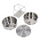 304 Stainless Steel Steam Pot 2 Tier Stackable Steaming Pot Cookware with Lid for Kitchen Cooking 1