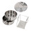 304 Stainless Steel Steam Pot 2 Tier Stackable Steaming Pot Cookware with Lid for Kitchen Cooking 3
