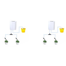 2X 2 Pump Timer System Outdoor Automatic Watering Pump Controller Flowers Plants Sprinkler Drip Irrigation Device