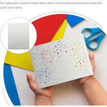 DIY-stämpelset i kolstål för scrapbooking och fotoalbumprägling