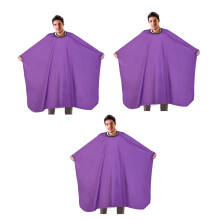 Cape de salon à fermeture réglable par pression, cape de barbier professionnelle multifonctionnelle, confortable et imperméable, facile à
