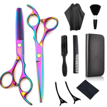 Kit de corte de cabelo japonês de aço inoxidável de alta qualidade, com proteção anti-colisão, não cansa as mãos, conjunto essencial para