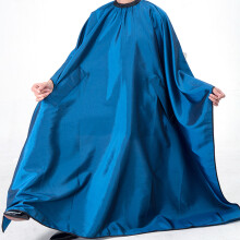 Capa de peluquería profesional, delantal impermeable y resistente a la decoloración para salón, nailon ligero con cierre ajustable, antiestático,