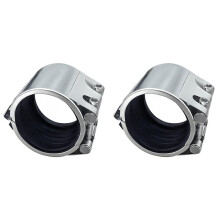 2X Pipe Leak Seal Repairer, Metal Pipe Emergency Pipe Repair Kit, Stainless Steel Pipe Repairer (60mm-65mm/2.5 Inches)