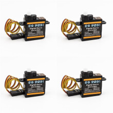 4X ES9051 Servo Digitale In Plastica 4,3 G Servo Impermeabile con Ingranaggi UESD per RC Auto Elicottero Barca Aeroplano Accessori